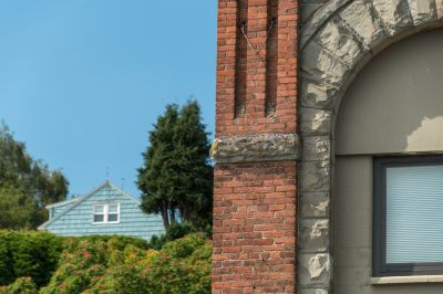 Finished Brick Facade