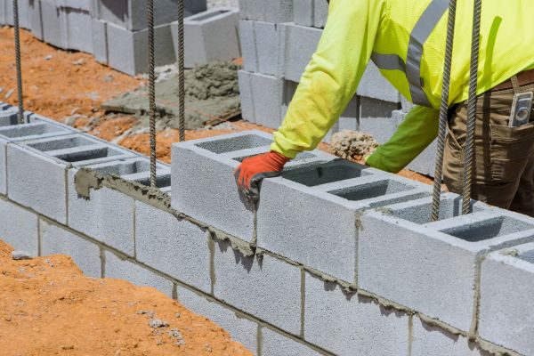 Concrete Blocks Installation in Elmhurst